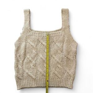 Size 8 or Medium l ASOS - Cream Sweatervest